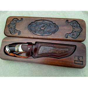 ПРЕЗИДЕНТСЬКИЙ ексклюзивний ніж ручної роботи майстра студії ALEKSANDR KASINEC, купити замовити в Україні (Сталь CPM® S125V™ 68 HRC ). Photo 2